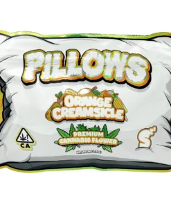 PILLOWS POWERED BY SNOOZE - DESIGNER FLOWER - 14G - ORANGE CREAMSICLE